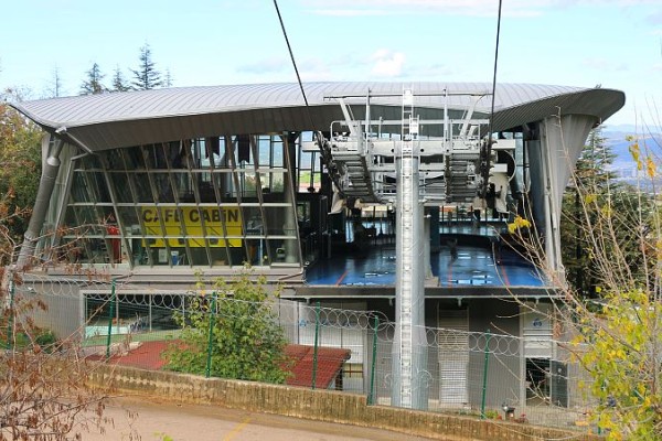  The valley station for the Uludağ cable car – which takes you up to the Uludağ, the highest mountain in western Turkey… 