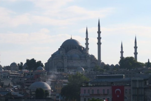 Die Süleymaniye Moschee, eine der vier UNESCO-Weltkulturerbestätten in Istanbul. 