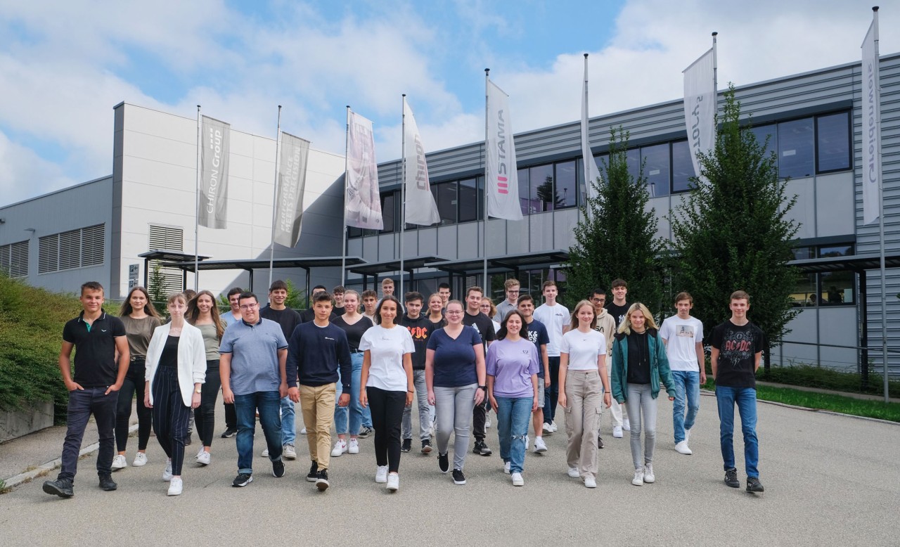  Now it's time for the 32 new apprentices and students as well as the training team in Tuttlingen, Germany, to get started.  