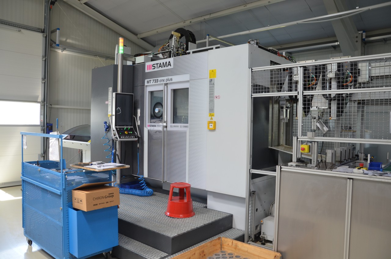  The MT 733 one+ with counter-chuck for six-sided complete machining.   Photo: mav, konradin Verlag 