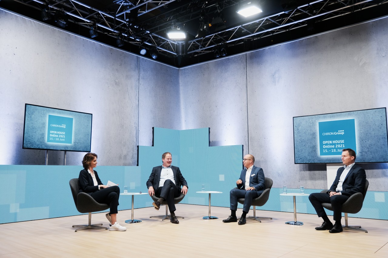  The CHIRON Group experts and their partners used the live-stream Innovation Talks to discuss innovations and hot topics.  